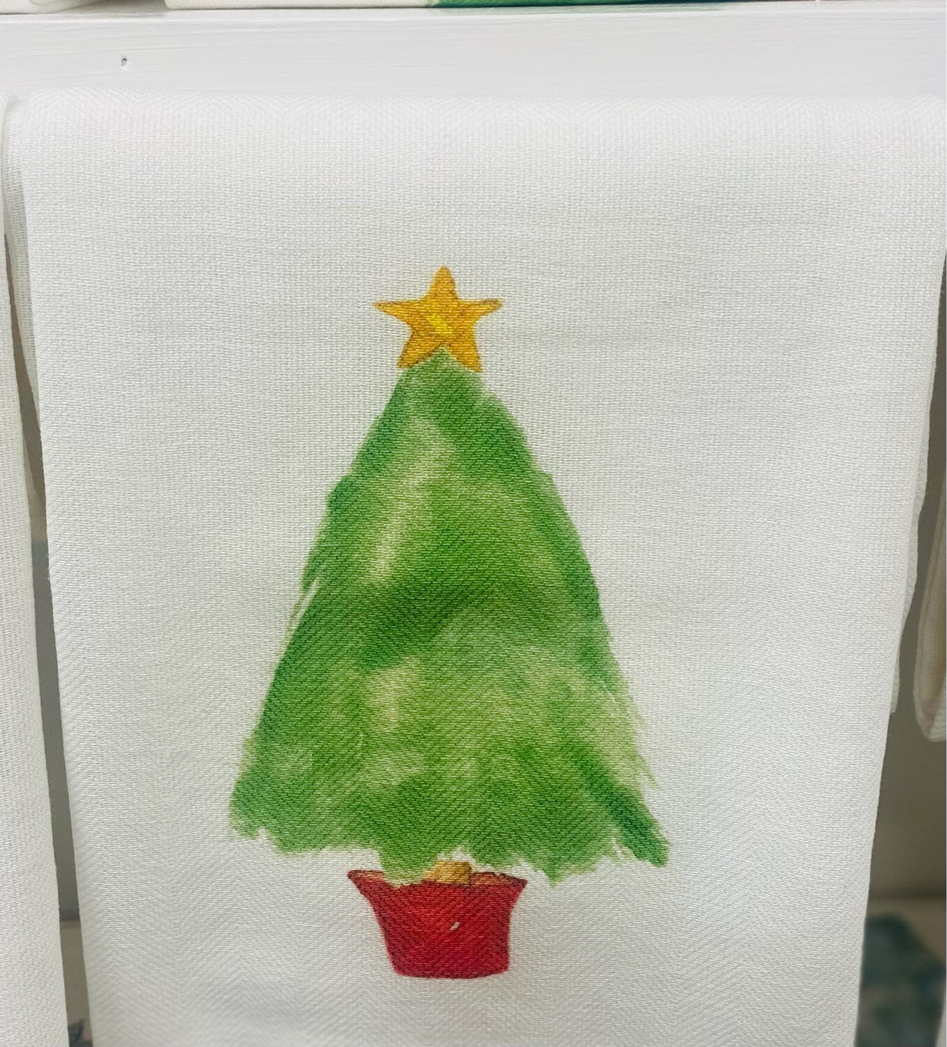 Cotton Tea Towel Christmas Tree 2