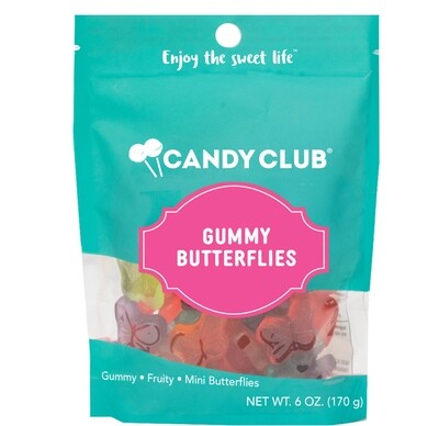 Candy Club Gummy Butterflies Bag