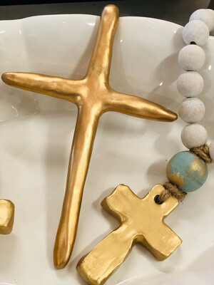 Decorative Cross Sitter GOLD