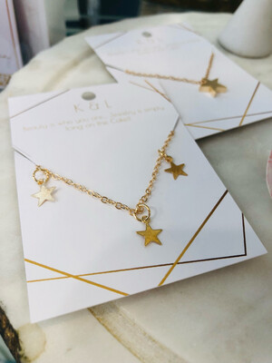 Necklace "Glamour & Grace" Multi Star