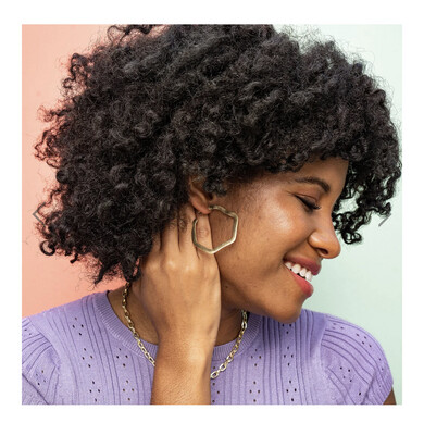Ink + Alloy Earrings GRETCHEN LARGE HOOP