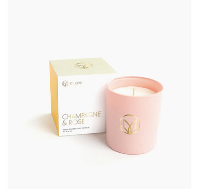 Musee Candle CHAMPAGNE & ROSE