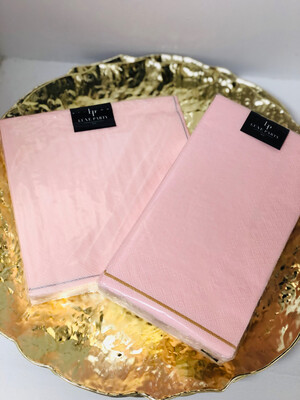 Luxe Guest Napkins Blush