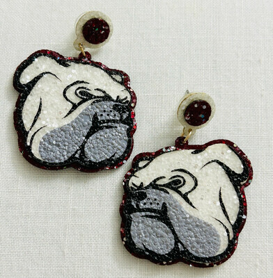 "Beaded Beauty" Earrings Bulldog