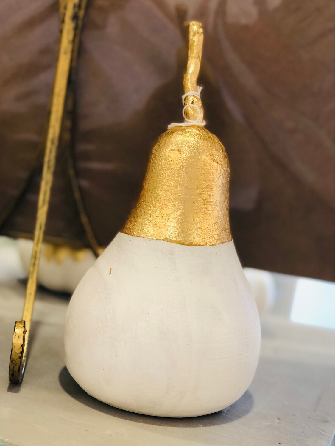 Small Pear Gold Top