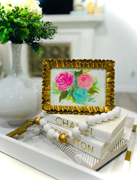5x7 Framed Art "Rose Petals”