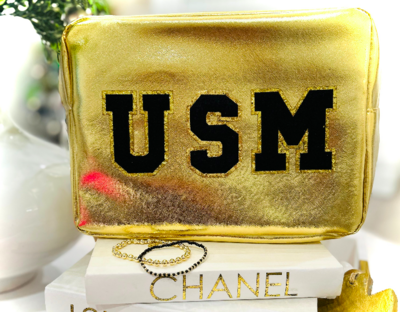 Metallic Gold Travel Bag-USM