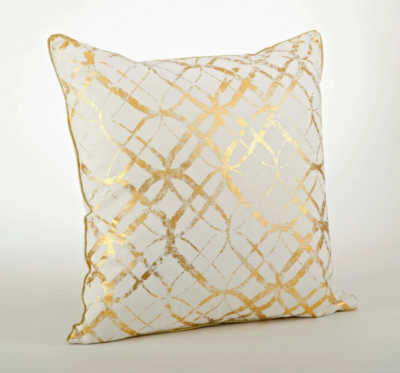 Metallic Foil Pillow Cover