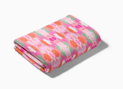 Belmont Pink Plush Blanket