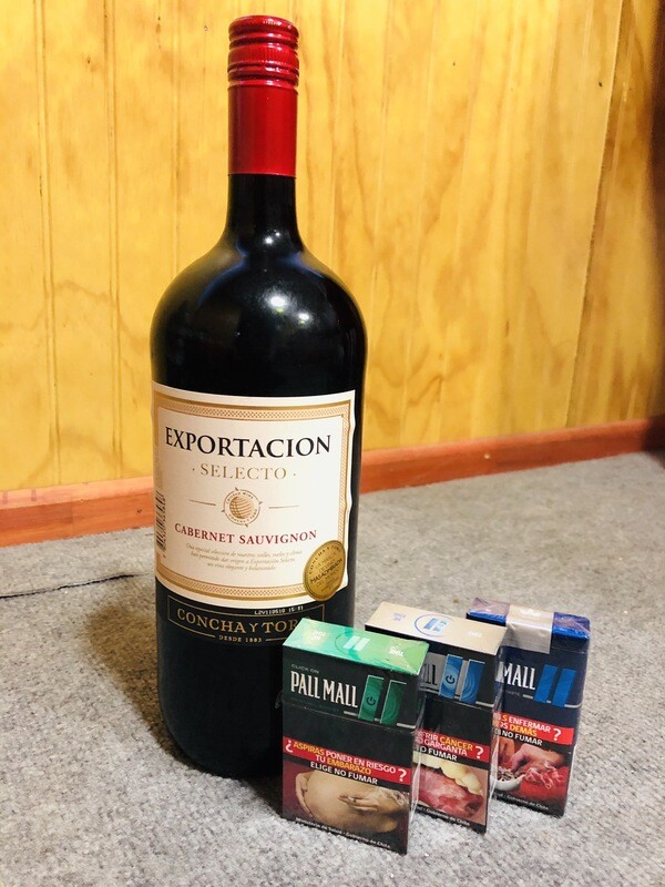 Botellón 1,5 lt. Exportación cabernet o merlot c/u