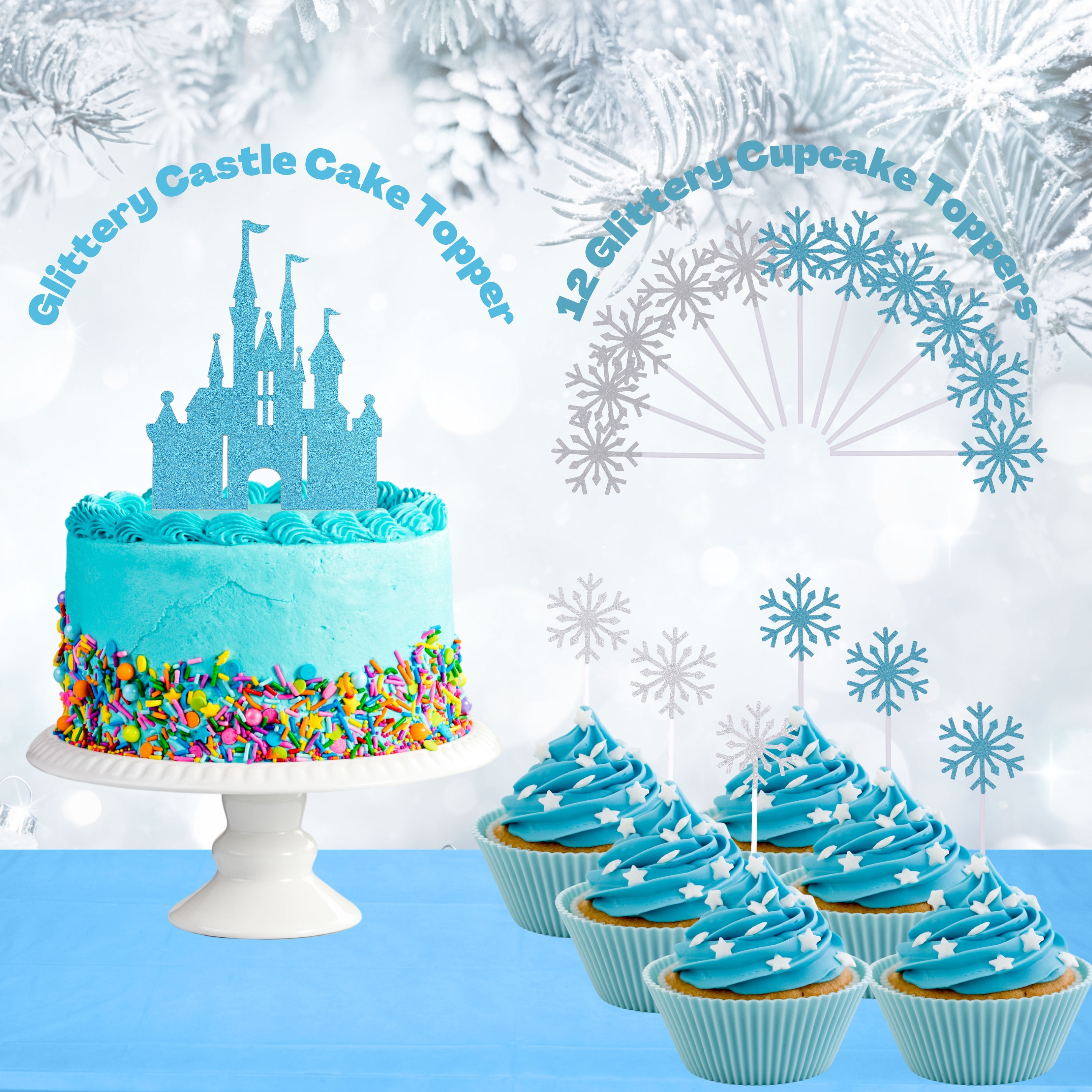 Blue Foil Fringe Curtains Kidohub Frozen Birthday Party Decorations Frozen Cupcake Toppers Blue Table Cover Frozen Themed Birthday Party Supplies Party Supplies Toys Games Innovatordiaries Com