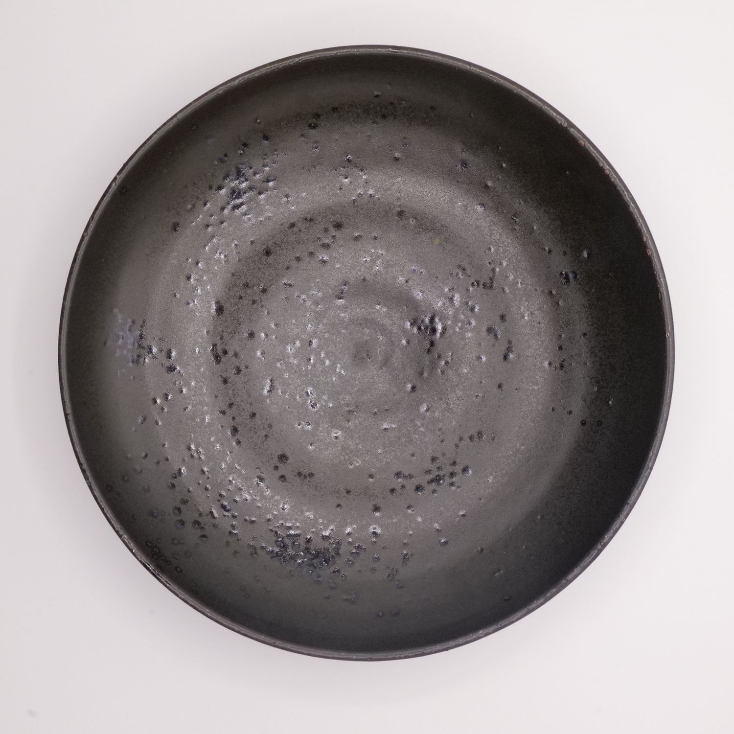 黒釉 八寸鉢