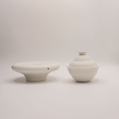 雲形蓋碗（茶盤付）