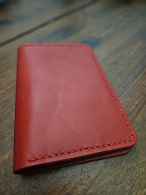 Red leather passport