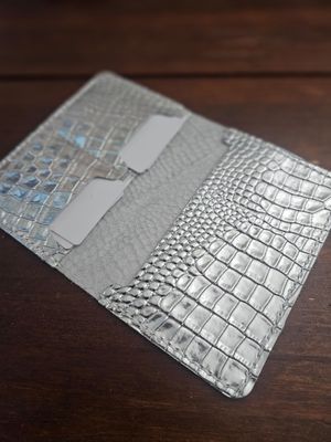Silver Passport Cover/Wallet