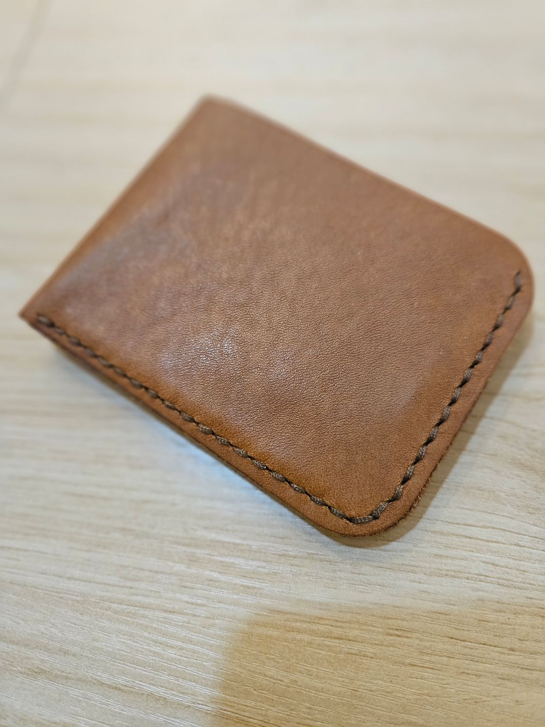 Smooth brown bifold Wallet