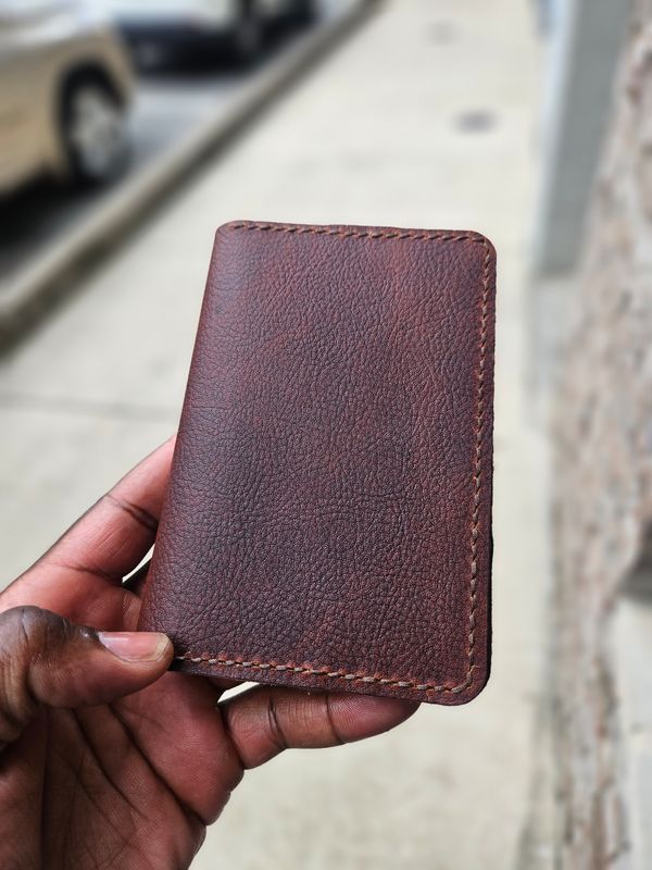 Rustic Brown Passport holder