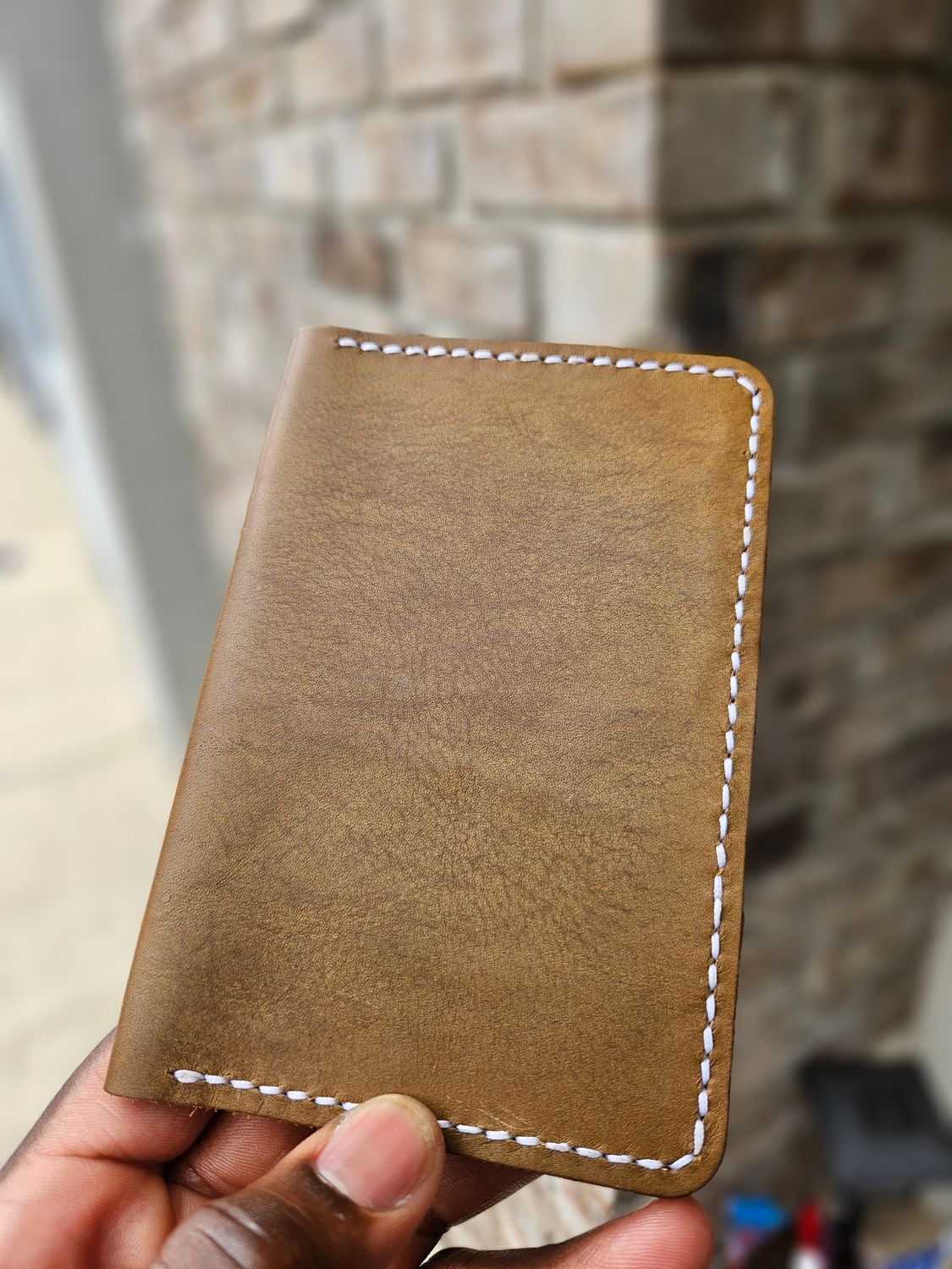 Olive Green Passport Wallet 