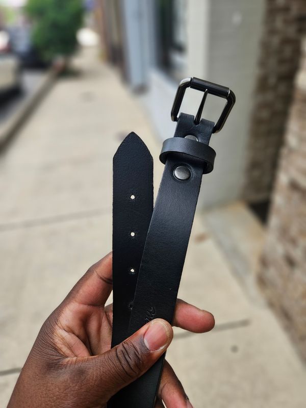 Black Leather belt