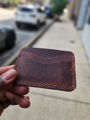 Rustic Brown Minimal Wallet
