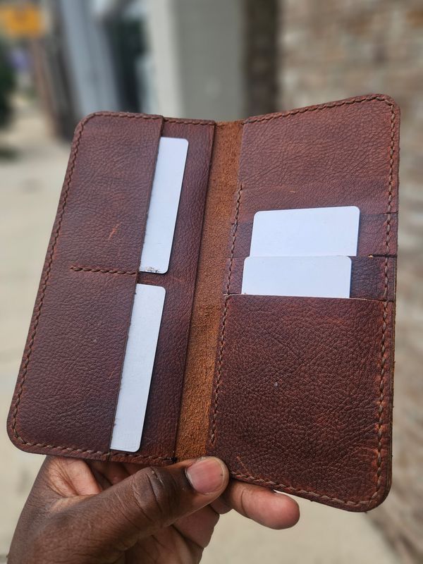 Long Brown Executive Wallet