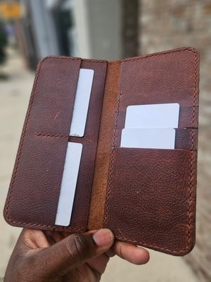Long Brown Executive Wallet