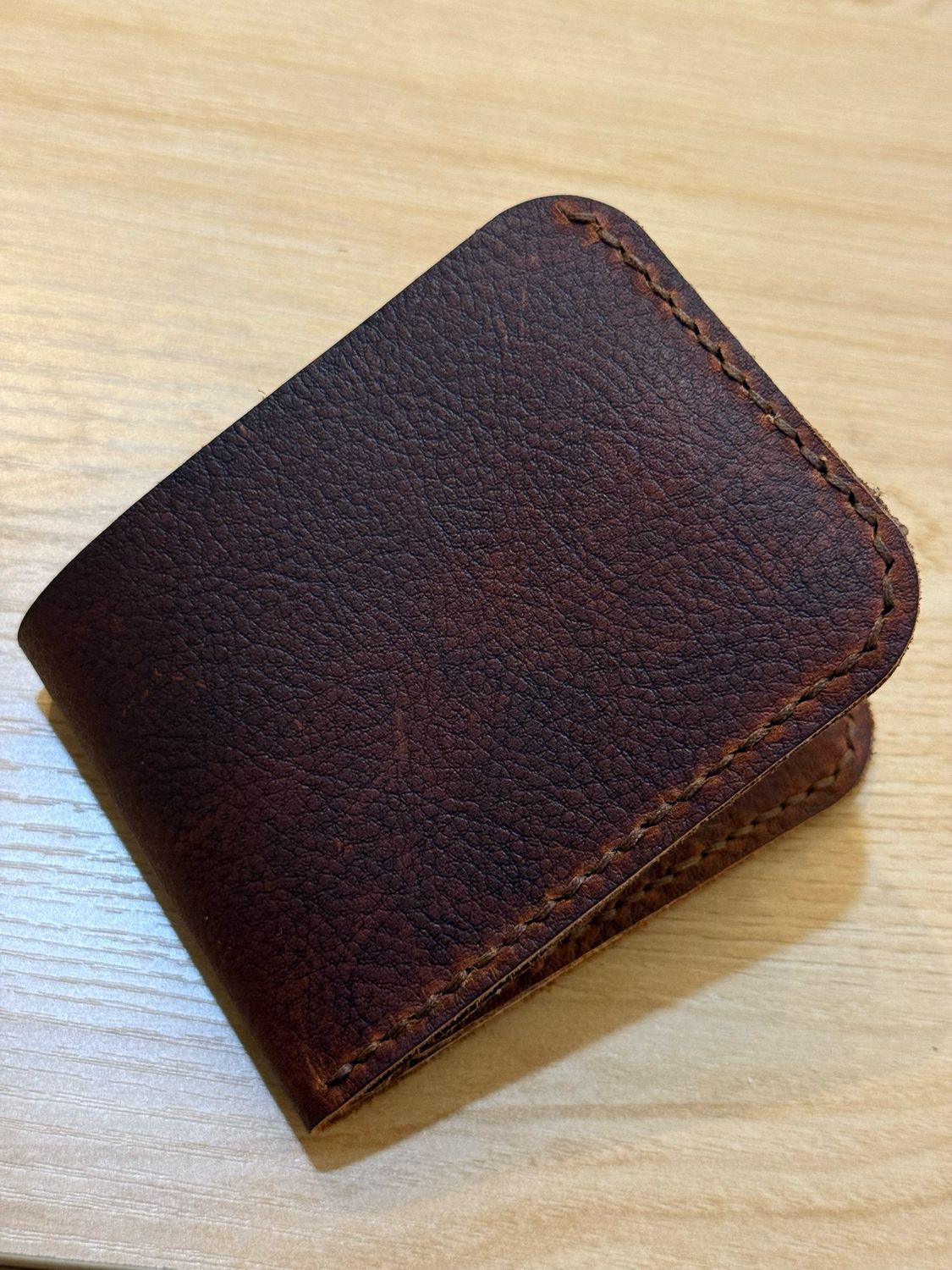 Rustic brown Bifold wallet