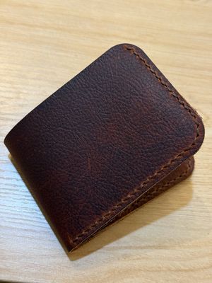 Rustic brown Bifold wallet