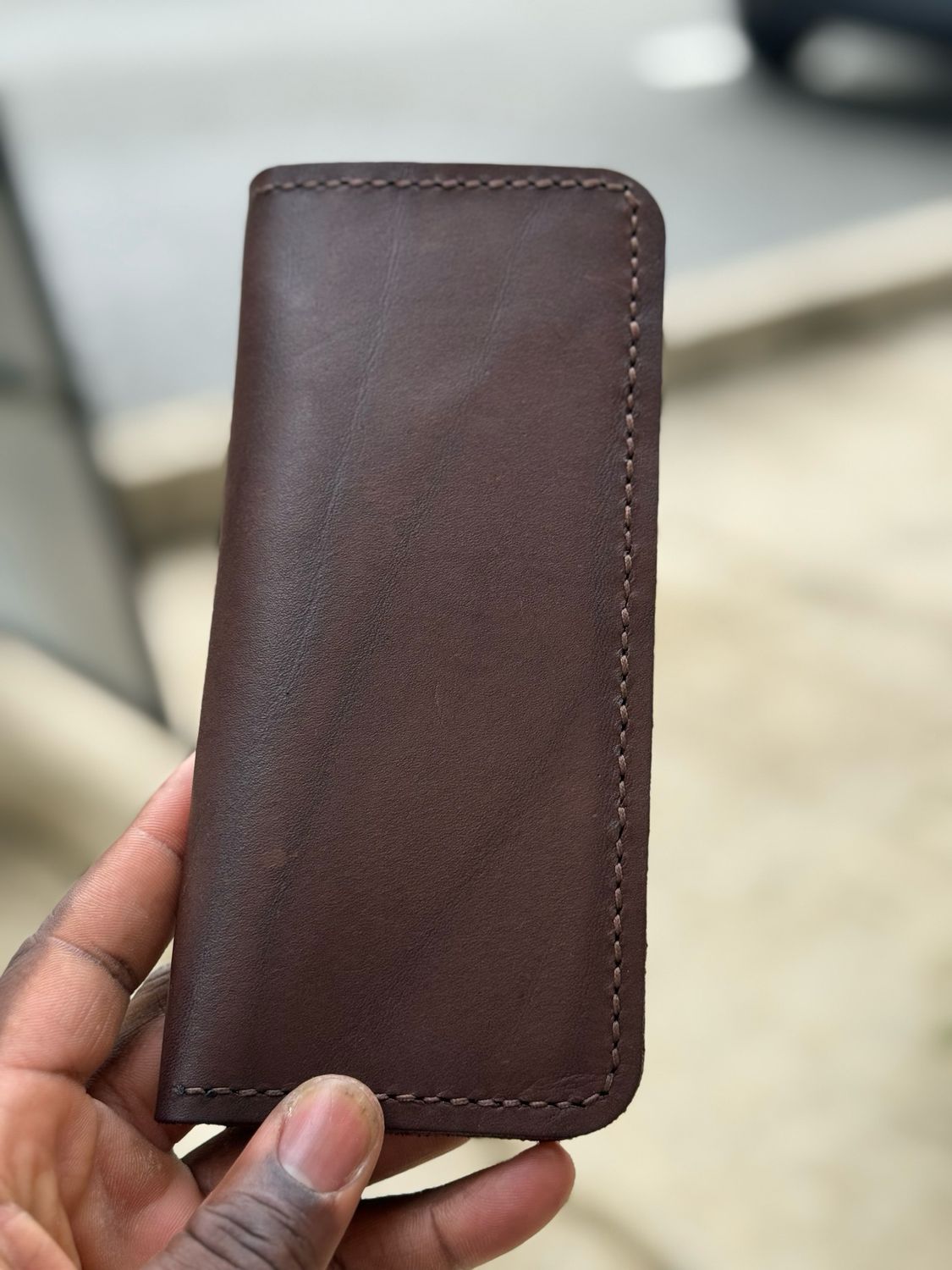 Chocolate Brown long executive wallet