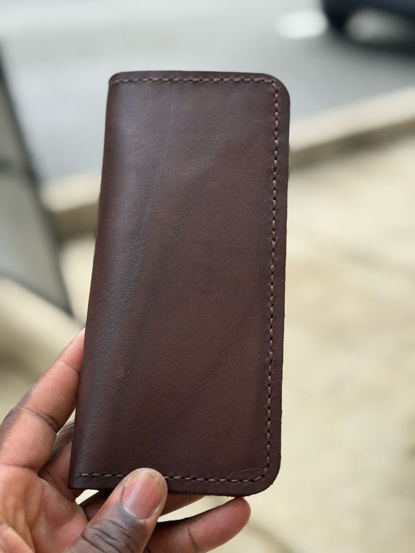 Chocolate Brown long executive wallet
