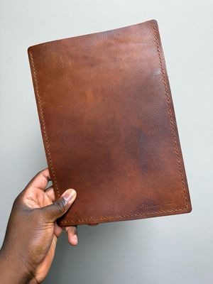 Rustic Brown Leather IPad Sleeve