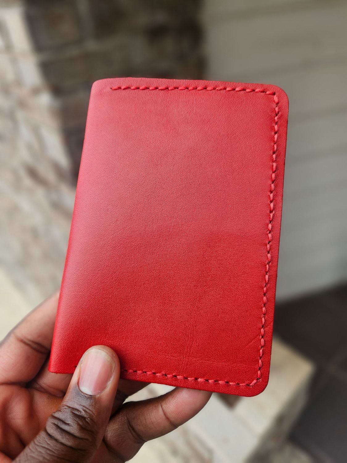 “The Explorer” Red passport wallet 