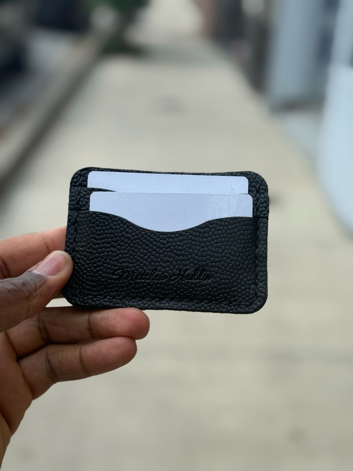 “The Novice “ Black pebbled