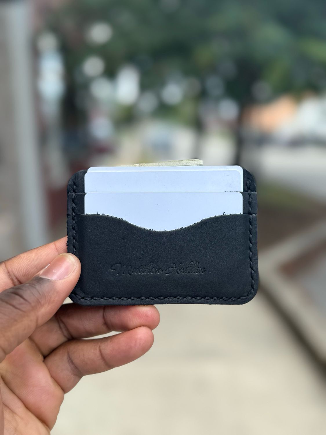 “The Novice” Blackout leather