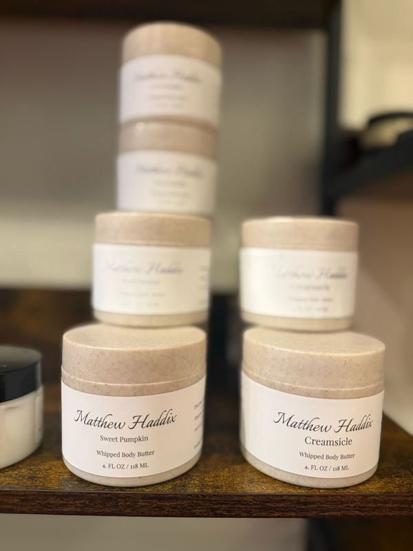 Whipped body butter