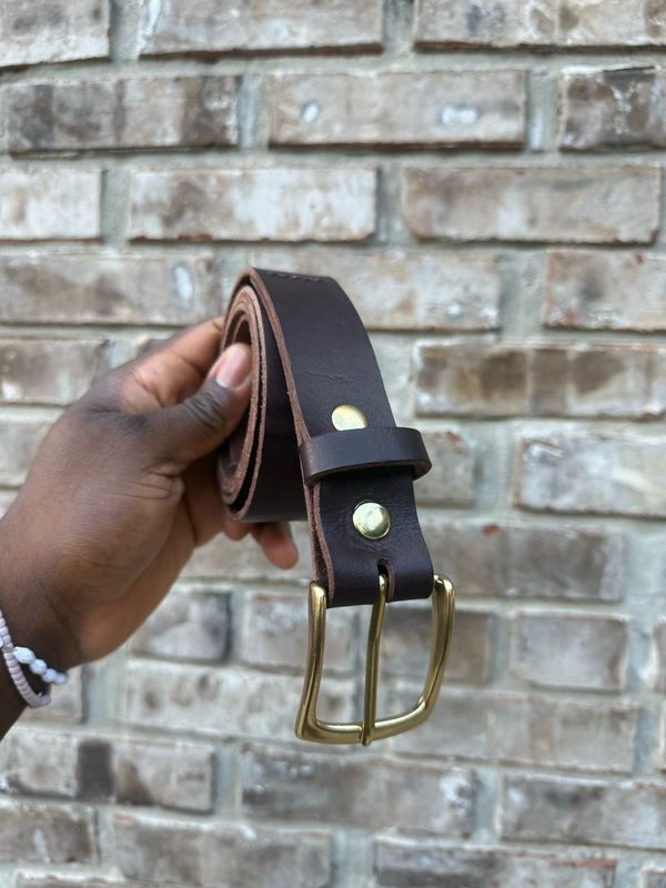 The “Waist” Belt Chocolate Brown