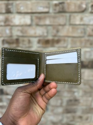 The “Classic” Olive Bifold Wallet