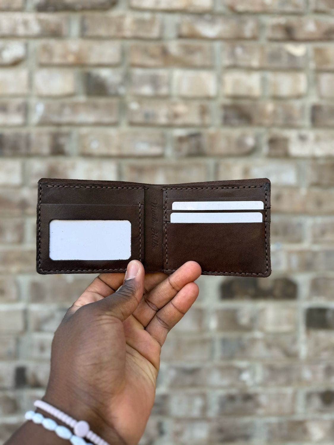 The “Classic” Chocolate Bifold wallet The “Classic” Chocolate Bifold wallet