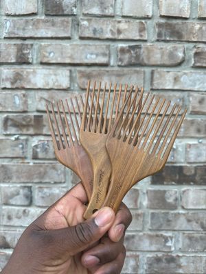Wooden Hair Combs