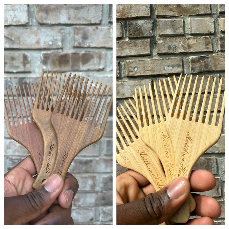 Wooden Hair Combs