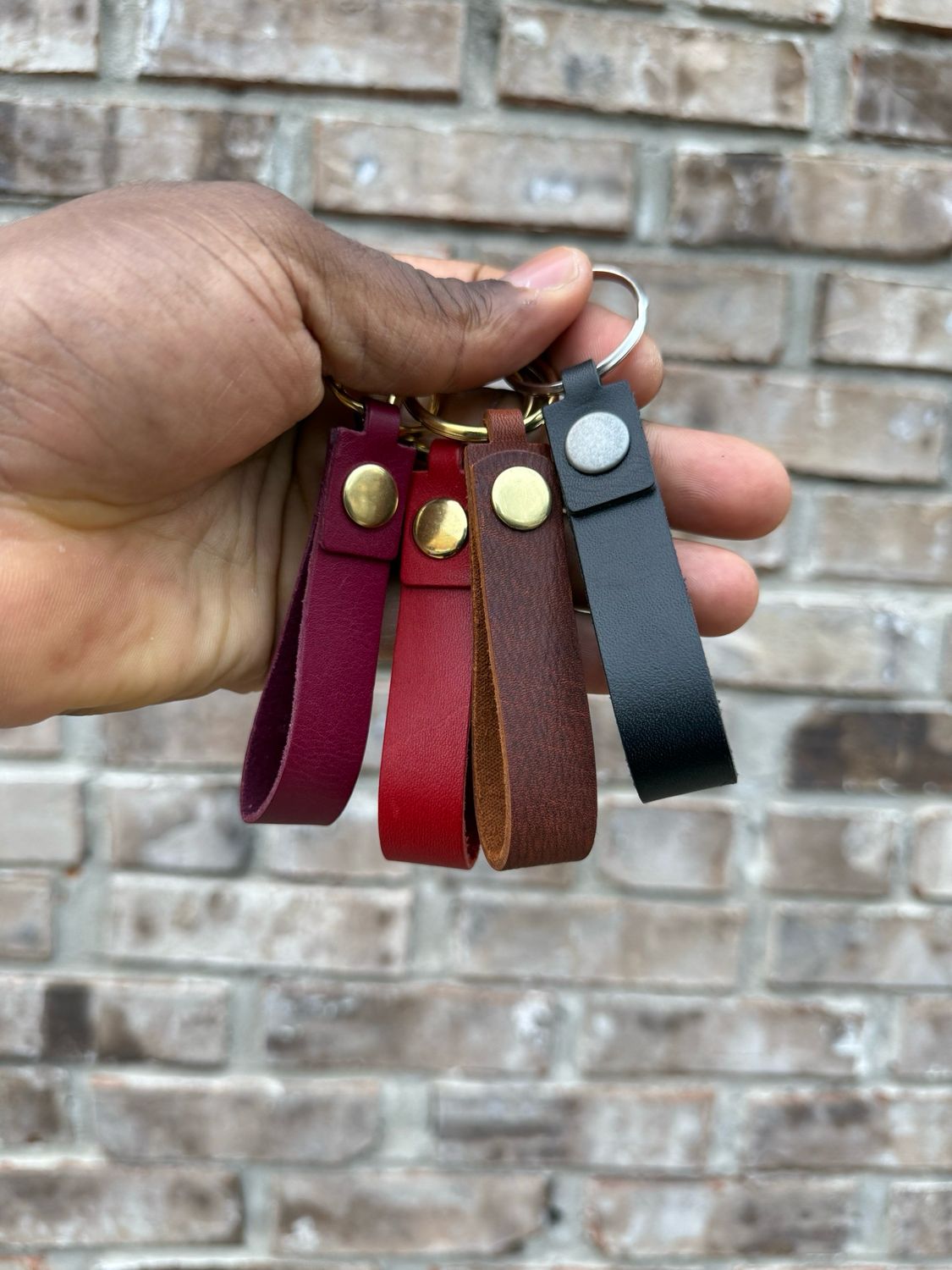 Leather Keychains (Custom) Leather Keychains (Custom)