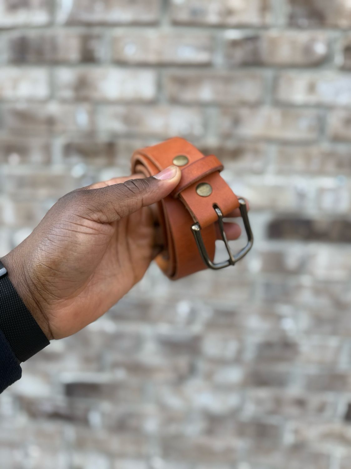 The “Waist Belt” medium brown 