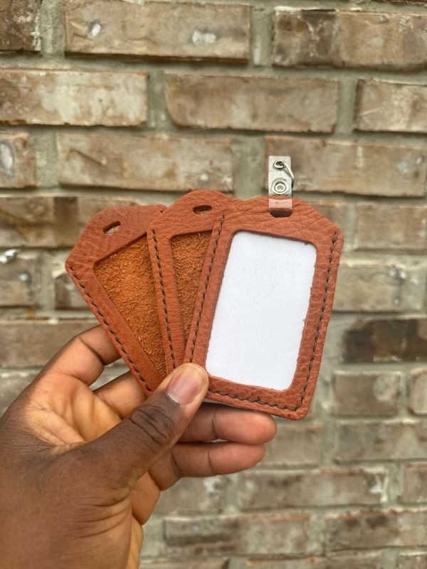 The”Tag” Brown leather ID bags/ Luggage Tag 