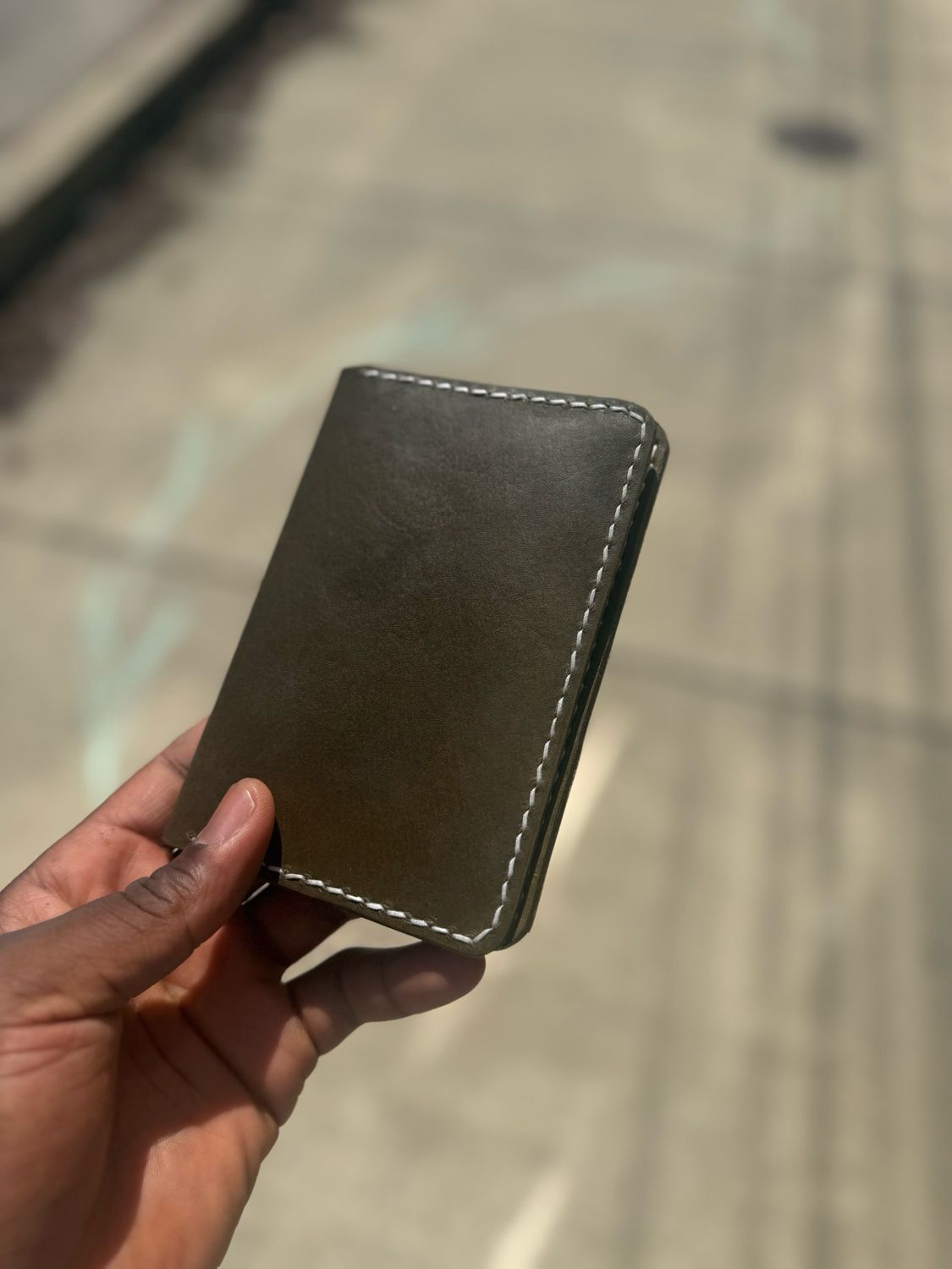 The “Explorer” Olive Passport wallet 