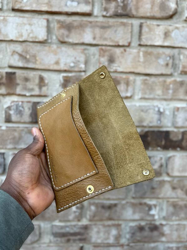 The “Clutch” Wallet- Olive
