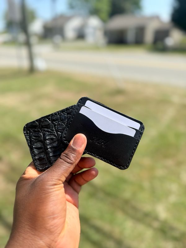 The “Novice” Alligator & Black Leather  