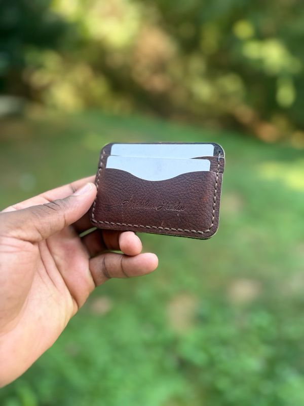 The “Novice” Rustic Brown minimal wallet The “Novice” Rustic Brown minimal wallet