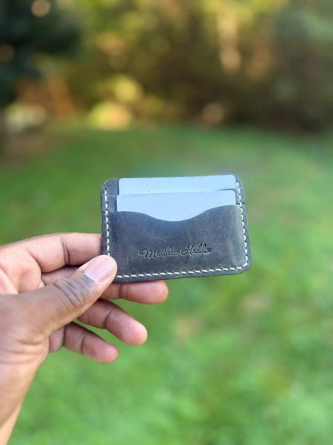 The “Novice” Grey Minimal Wallet 