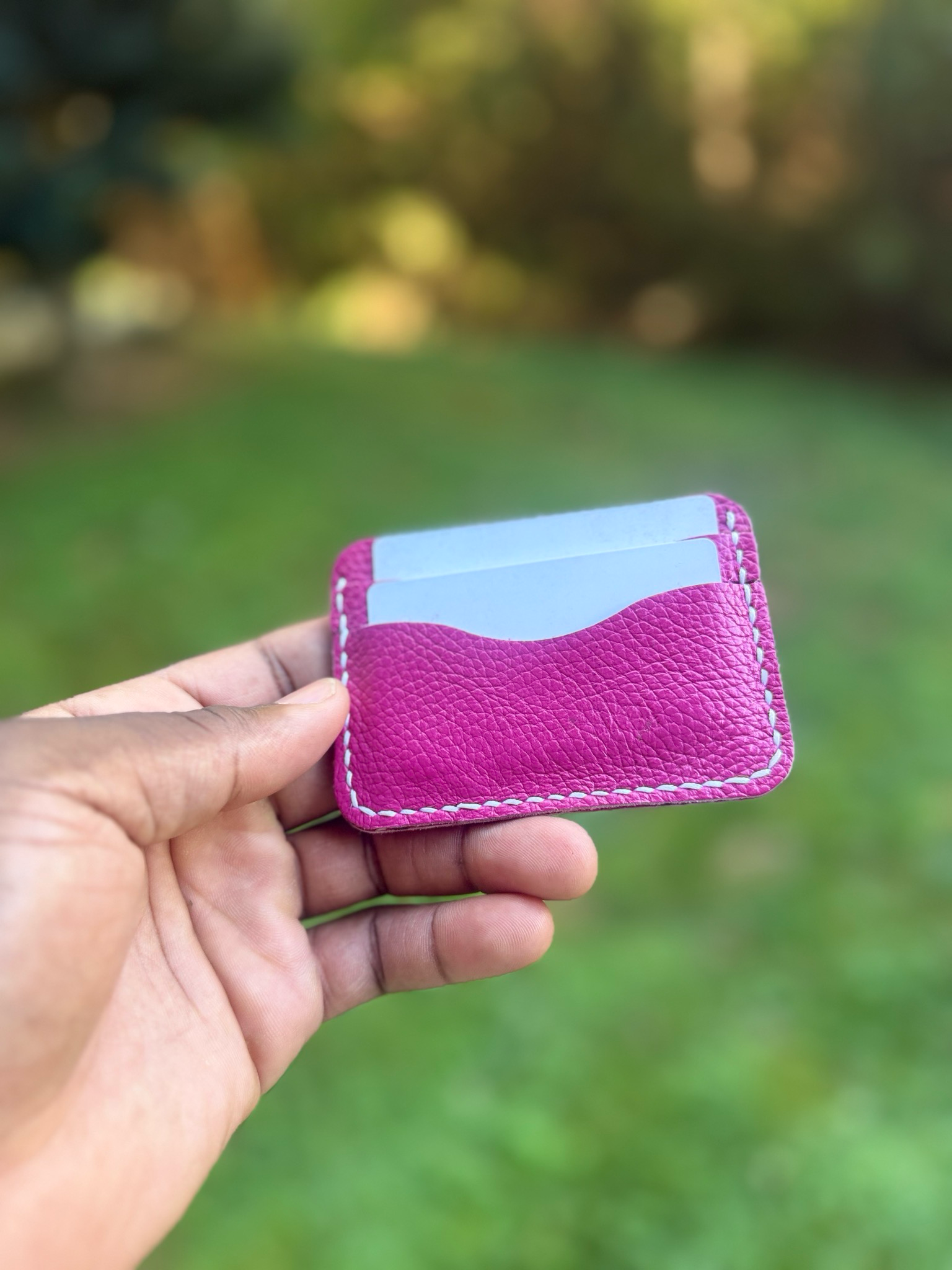 The “Novice” Hot Pink Minimal Wallet