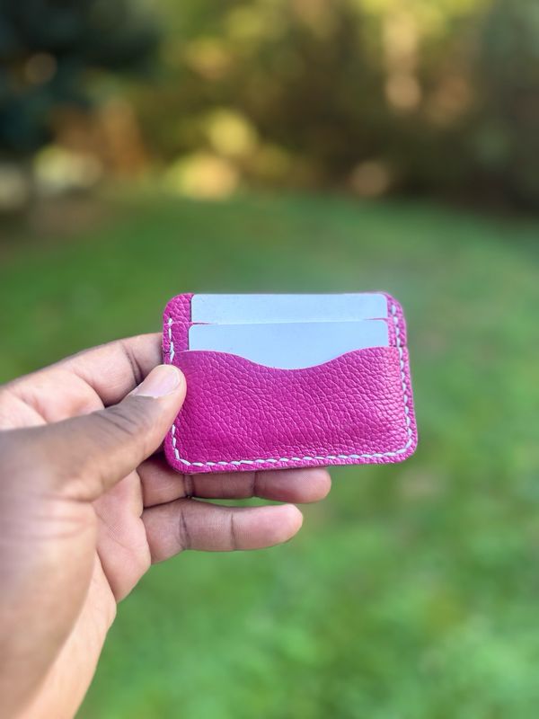 The “Novice” Hot Pink Minimal Wallet The “Novice” Hot Pink Minimal Wallet